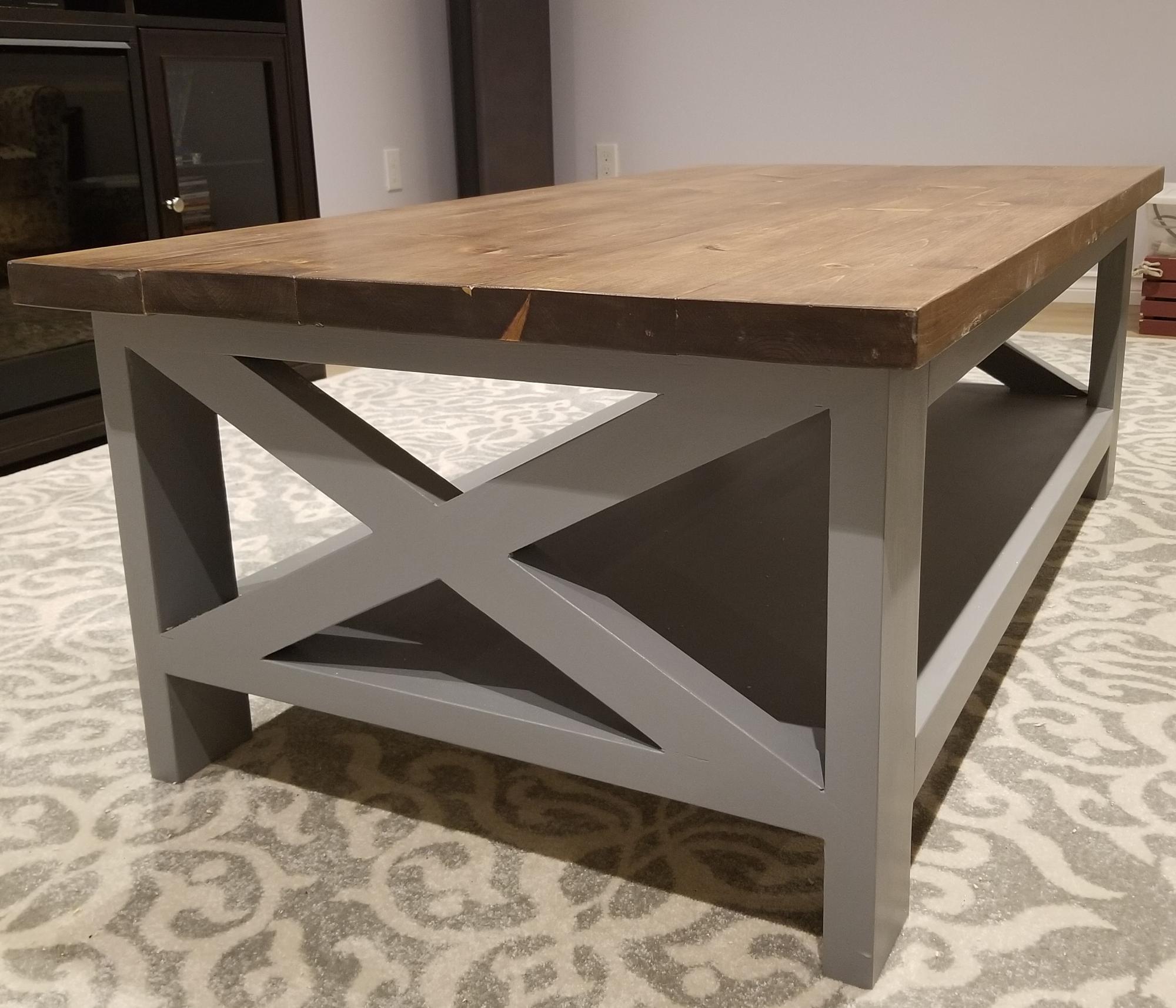 Ana white store beginner coffee table